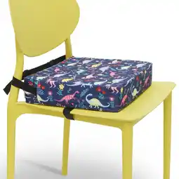 Walmart Dznils Toddler Booster Seat for Dining Table, with Safety Buckles, Non-Slip Bottom, Black Dinosaur offer