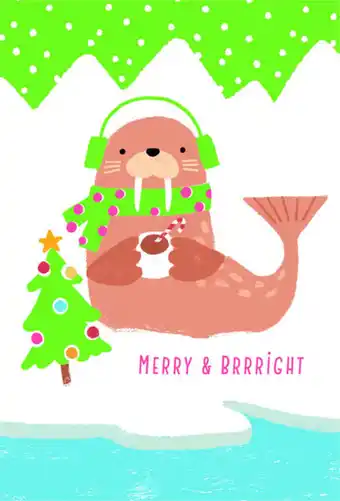 Walmart Hallmark Boxed Christmas Cards Assortment, Merry and Bright (6 Designs, 24 Cards with Envelopes) offer