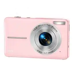 Walmart Melcam 01DC403-P Portable 16x 44MP Point & Shoot Digital, Pink offer