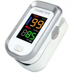 Walmart SUWU Pulse Oximeter Fingertip, Oxygen Monitor Fingertip for Sports Use,with Lanyard,Sliver offer