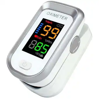 Walmart SUWU Pulse Oximeter Fingertip, Oxygen Monitor Fingertip for Sports Use,with Lanyard,Sliver offer