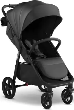 Walmart Mompush Nova Baby Stroller Adjustable & Foldable Standard Stroller, Black offer