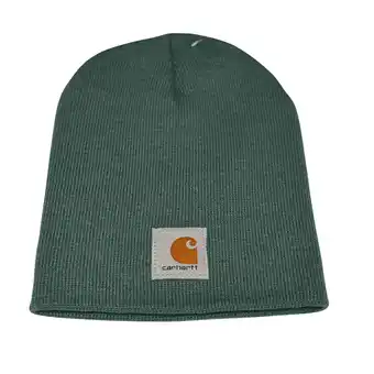 Walmart Carhartt Unisex Acrylic Knit Beanie, Sea Pine, One Size, 1 Count offer