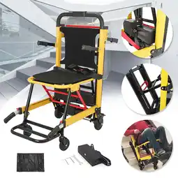 Walmart DIYAREA Portable Electric Chair Track Climbing Wheelchair Assist Stair Chair (Load Capacity 350 lb) offer