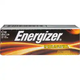 Walmart Energizer Industrial Alkaline C Batteries, 12 Count offer