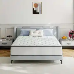 Walmart Babo Care Queen Size,12 Hybrid Memory Foam Mattress Spring Mattress In a Box,Medium offer