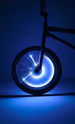 Walmart Spin Brightz LED Bicycle Spoke Tube Lights, Weather-Resistant, for 1 Wheel, Blue offer