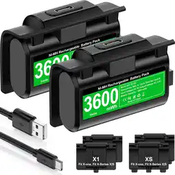 Walmart QQV Rechargeable Battery Pack for Xbox Series S/X, Xbox One X/S/Elite offer