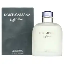 Walmart Dolce & Gabbana Light Blue Eau de Toilette, Cologne for Men, 6.7 Oz Full Size offer