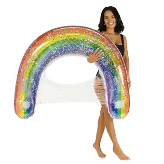 Walmart Rainbow Collection Glitter Sun Chair - Rainbow offer