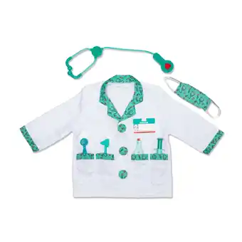 Walmart Melissa & Doug Doctor Role Play Costume Dress-Up Set (8 Pcs) offer
