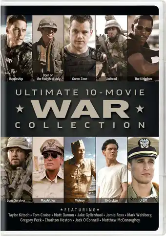 Walmart Ultimate 10-Movie War Collection (DVD) offer