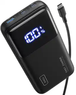 Walmart INIU Portable Charger, 20000mAh 65W, USB C PD QC Fast Charging Power Bank, Black offer