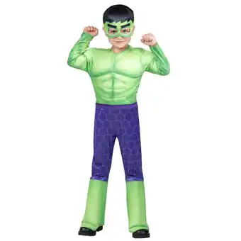 Walmart Toddler Boys' Marvel Avengers Hulk Costume by Jazwares - Size 3T-4T offer