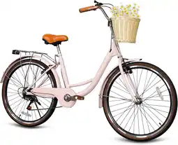 Walmart Linor 24 Inch Beach Cruiser Bike for Women offer