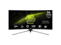 Walmart MSI 34 180 Hz VA UWQHD Gaming Monitor 3440x1440 (UWQHD) MAG345CQR offer