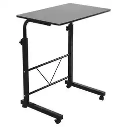 Walmart Ktaxon Side Table Rolling Computer Desk Stand Coffee Sofa End Cart Laptop,Black offer