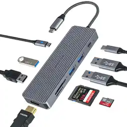 Walmart TOTU 15 in 1 Docking Station, 4K Triple Display USB C Dock with 2HDMI&DP offer