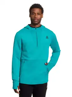 Walmart Reebok Men's and Big Men's Velocity Textured Knit Half Zip Shirt, Sizes S-3XL offer