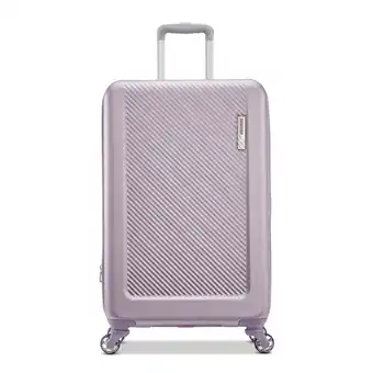 Walmart American Tourister Ikon 24 Hardside Spinner Luggage, Purple offer