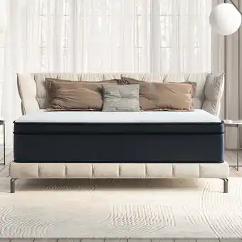 Walmart Full Size Mattress, JIAVA 12 Medium Hybrid Memory Foam Mattress in a Box, Full Mattress offer