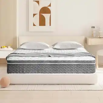 Walmart 14 inch Queen Mattress[New Version], Cooling Gel Memory Foam Hybrid Mattress in a box,Medium offer