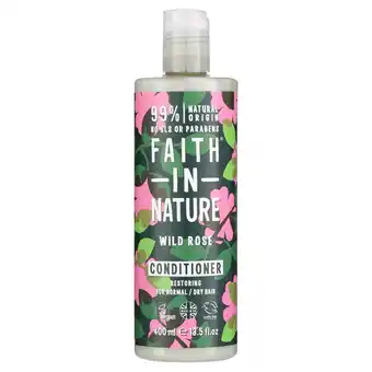 Walmart Faith in Nature Wild Rose Conditioner 400ml offer
