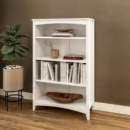 Walmart Shaker Style Bookcase - 48H - White Finish offer