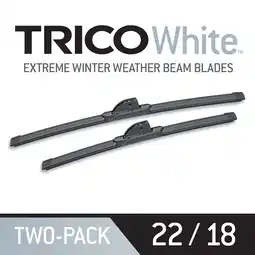 Walmart TRICO White 2 Pack, 22 + 18 Extreme Weather Winter Beam Wiper Blades (35-2218) offer