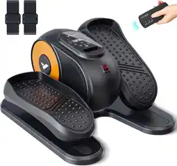 Walmart Under Desk Elliptical Machine, Ellipse Leg Exerciser with Remote Control for Home Use offer