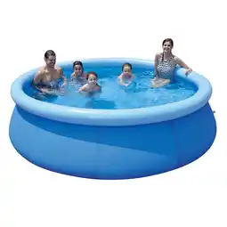 Walmart Honeydrill 10 ft x 30 in Above Ground Pools, Inflatable Top Ring Round Pool, Blue offer
