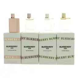 Walmart Burberry Her by Burberry, 4 Piece Variety Mini Gift Set women with Elixir offer
