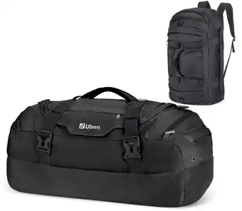 Walmart Ubon 25.59 Duffle Bag for Travel 55L Gym Bag Convertible Travel Backpack Black offer