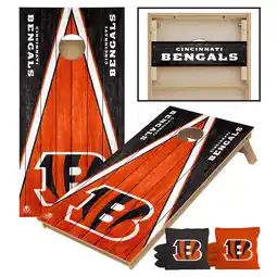 Walmart Victory Tailgate Cincinnati Bengals 2' x 4' Tournament Cornhole Board Set offer