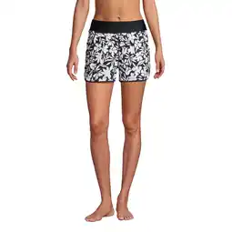 Walmart Lands' End Women's 3 Quick Dry Swim Shorts with Panty offer