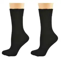 Walmart Sierra Socks Classic Cable Knit Acrylic Knee High Socks, Pack of 2, for Female, Black, for Women offer