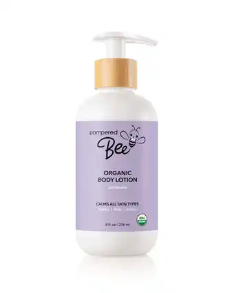 Walmart Pampered Bee Organic Baby Lotion, Lavender, 8 fl oz offer