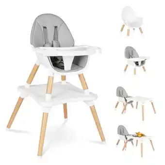 Walmart Gofirst 6 in 1 Convertible High Chair for Babies and Toddlers, Baby Chair Gray offer