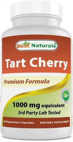 Walmart Best Naturals Tart Cherry Extract 1000 mg 60 Vegetarian Capsules offer