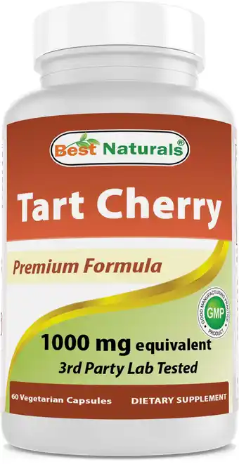 Walmart Best Naturals Tart Cherry Extract 1000 mg 60 Vegetarian Capsules offer