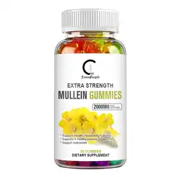 Walmart GPGP Mullein Leaf Gummies 2000mg, Respiratory System Health Support,Lung Cleansing & Detox, 60 Count offer