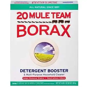 Walmart Dial 20 Mule Team Borax Natural Laundry Booster & Multi-Purpose Cleaner, 65 oz offer