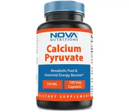 Walmart Nova Nutritions Calcium Pyruvate 750 mg 120 Capsules - Fat burner weight loss formula offer