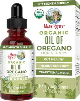 Walmart MaryRuth's Liquid Oregano Supplement, Pre-Diluted with Extra Virgin Olive Oil, 1 fl oz, Unisex offer