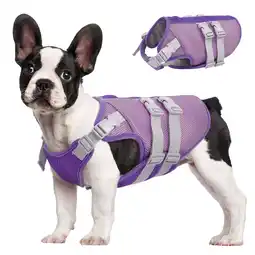 Walmart Kuoser Dog Cooling Vest, Breathable Mesh Cooling Jacket for Dog, Purple, M offer