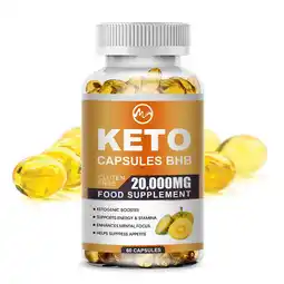 Walmart Keto BHB Capsules - Exogenous Ketones Supplement for Women and Men, Gluten-Free, 60 Ct offer