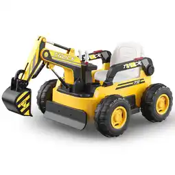 Walmart LIGIANT Ride on Excavator, Kids Ride on Car with Digging Arm, 4x75W Motors, Large 12V 10AH Battery offer