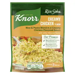 Walmart Knorr No Artificial Flavors Creamy Chicken Parboiled Rice Cooks in 7 Minutes, 5.7 oz Regular Pouch offer