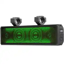 Walmart PUREVOX UTV Sound Bar 17 inch Waterproof Bluetooth LED Lighting 400W Power 4 Full Range Speaker offer