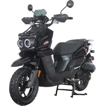 Walmart X-Pro Tank 200 Gas Moped Adult Gas Moped Scooter with 12 Wheels! LED Headlight! offer